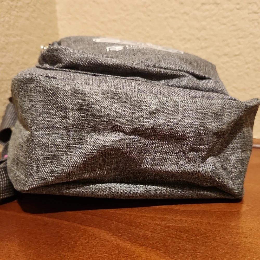 Charcoal Crossbody - Books Are My Happy Place